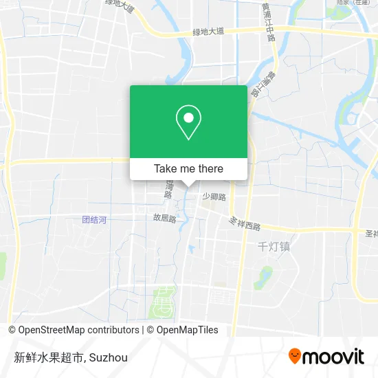 新鲜水果超市 map