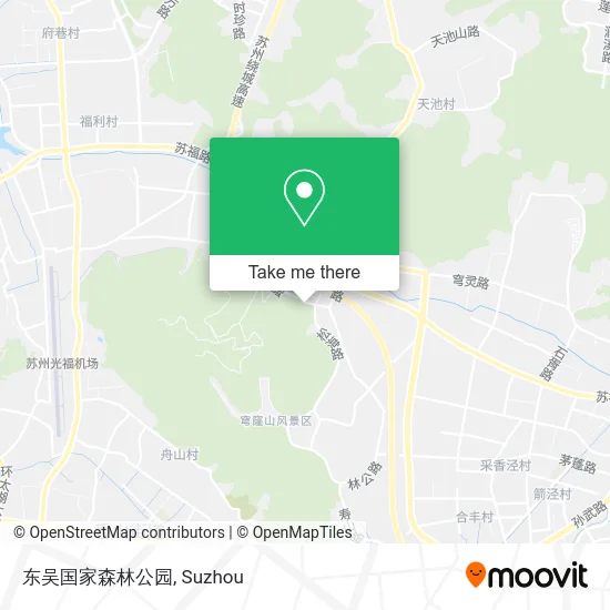 东吴国家森林公园 map