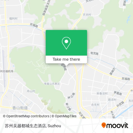 苏州吴越都城生态酒店 map