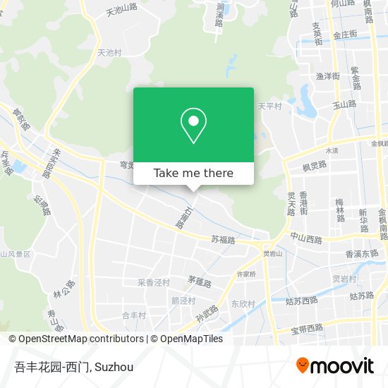 吾丰花园-西门 map