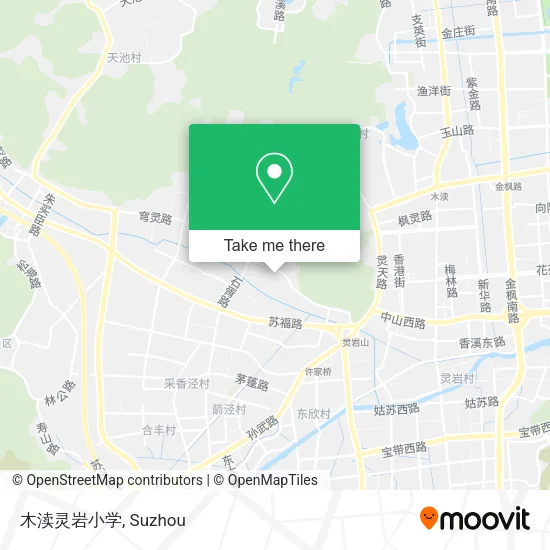 木渎灵岩小学 map