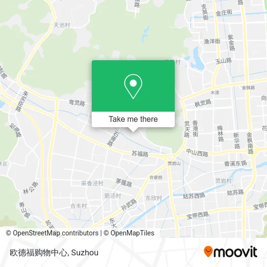 欧德福购物中心 map