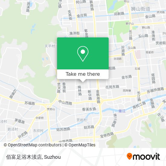 佰富足浴木渎店 map