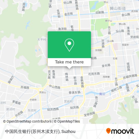 中国民生银行(苏州木渎支行) map