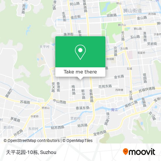 天平花园-10栋 map