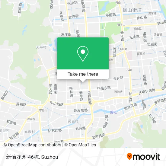 新怡花园-46栋 map