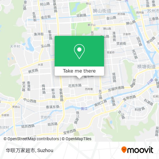 华联万家超市 map