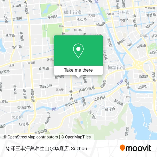 铭泽三丰汗蒸养生山水华庭店 map