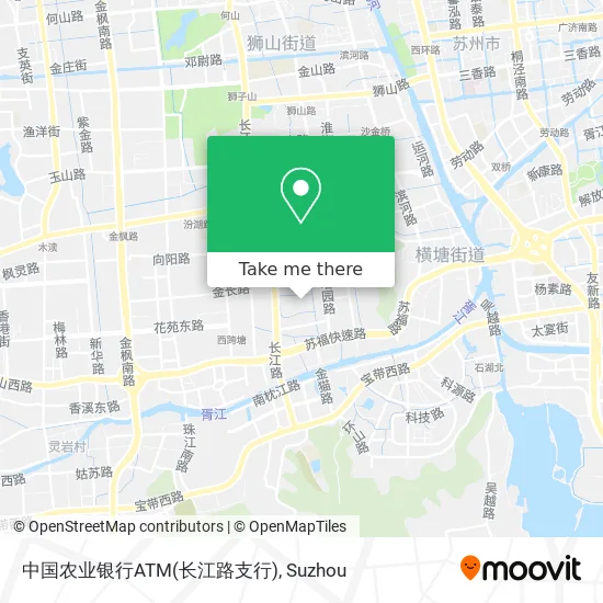 中国农业银行ATM(长江路支行) map