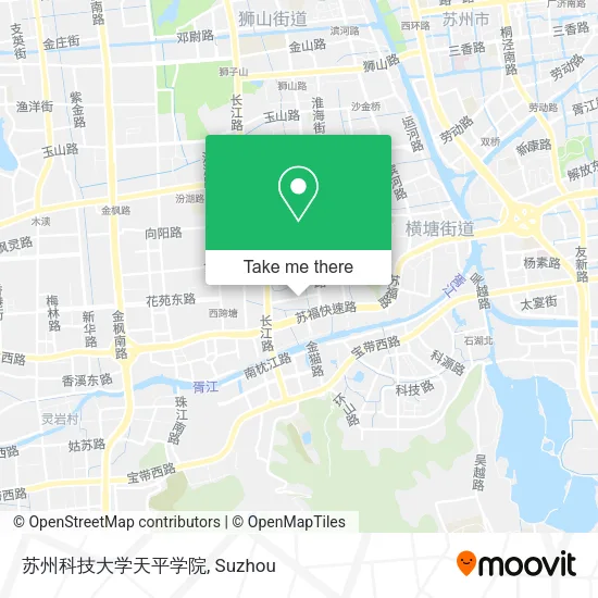 苏州科技大学天平学院 map
