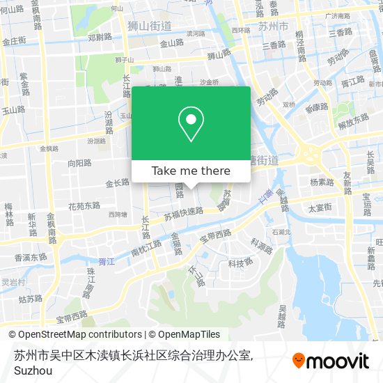 苏州市吴中区木渎镇长浜社区综合治理办公室 map