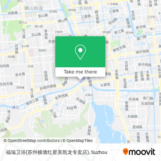 福瑞卫浴(苏州横塘红星美凯龙专卖店) map