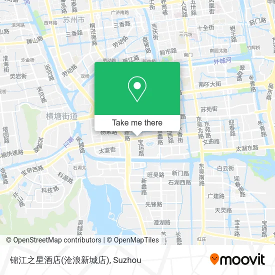 锦江之星酒店(沧浪新城店) map