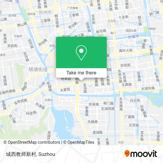 城西教师新村 map