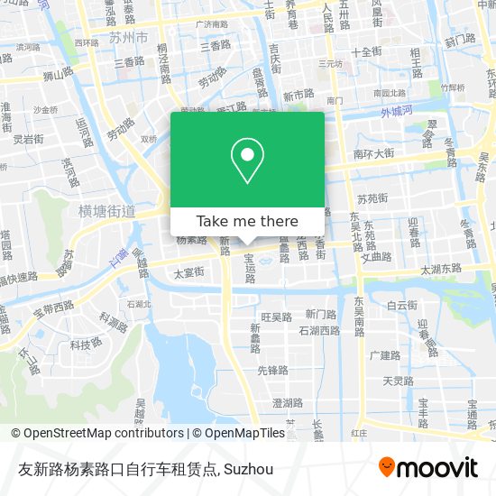 友新路杨素路口自行车租赁点 map