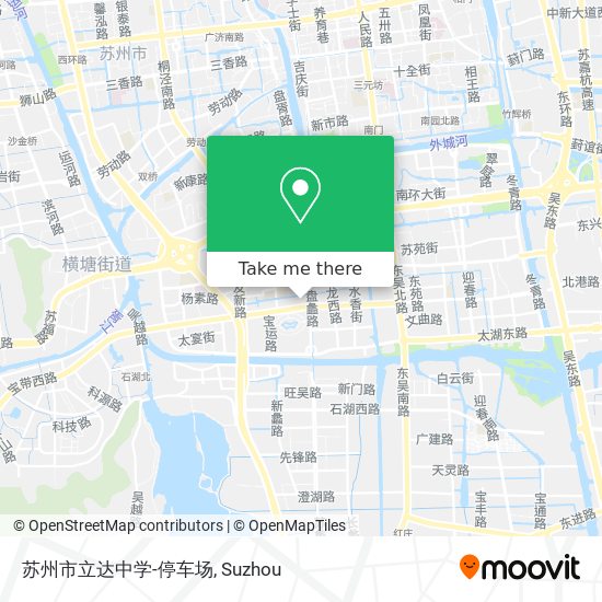 苏州市立达中学-停车场 map