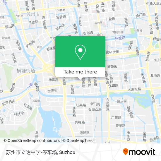苏州市立达中学-停车场 map