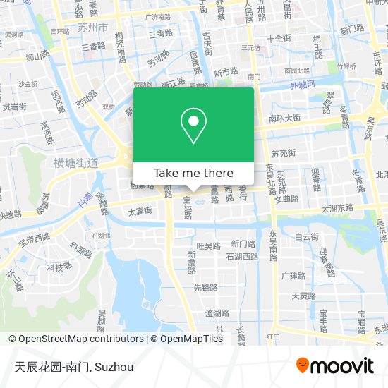 天辰花园-南门 map
