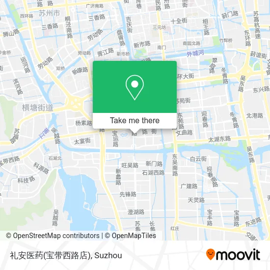 礼安医药(宝带西路店) map