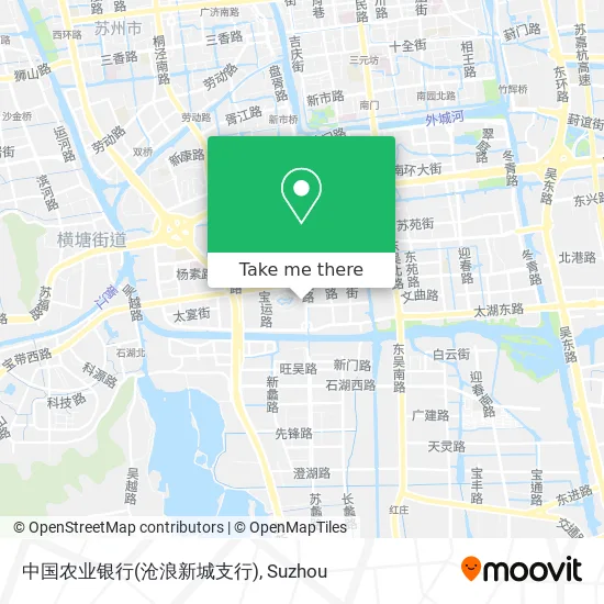 中国农业银行(沧浪新城支行) map