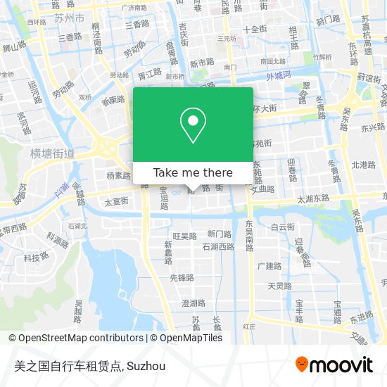 美之国自行车租赁点 map