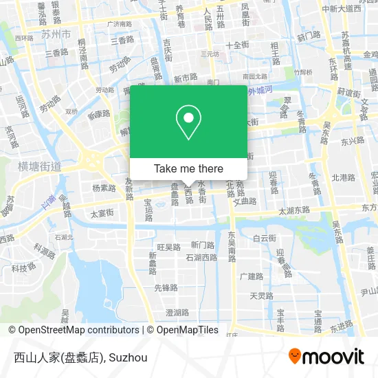 西山人家(盘蠡店) map