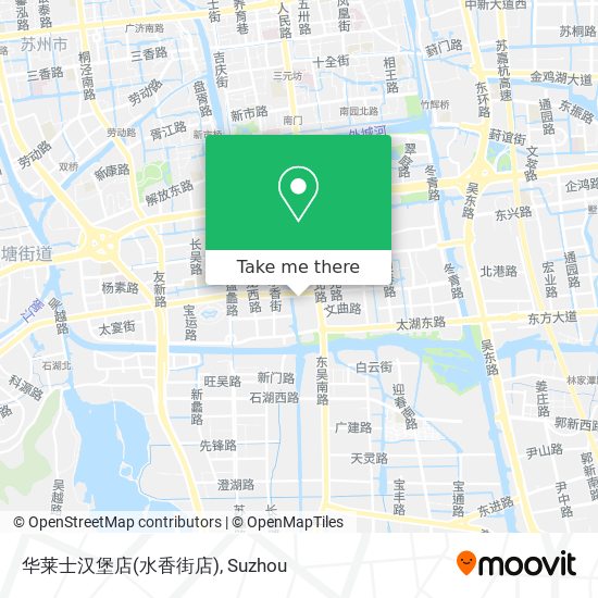 华莱士汉堡店(水香街店) map