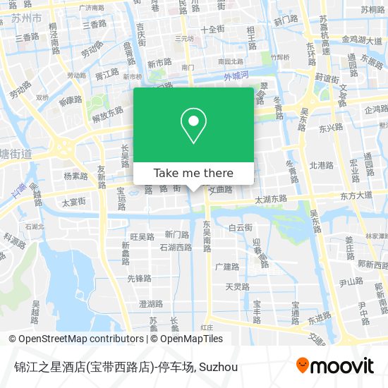 锦江之星酒店(宝带西路店)-停车场 map