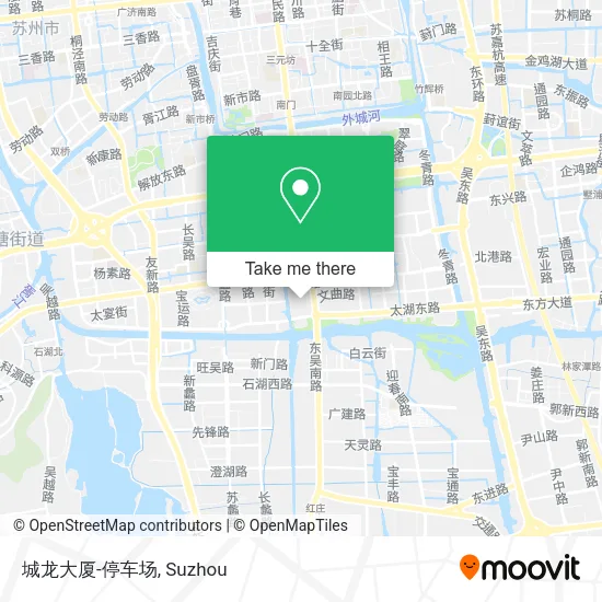 城龙大厦-停车场 map