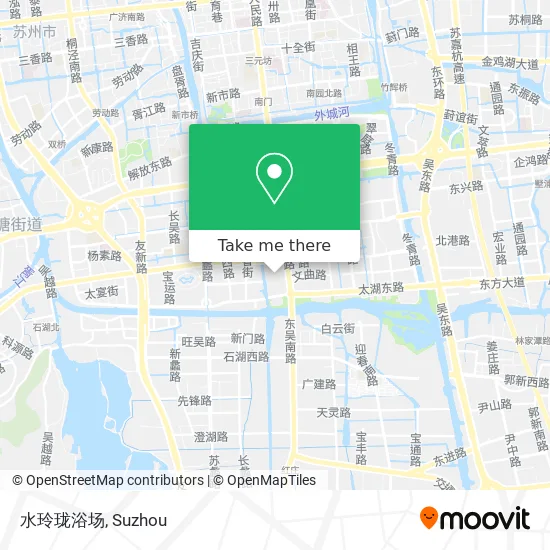 水玲珑浴场 map