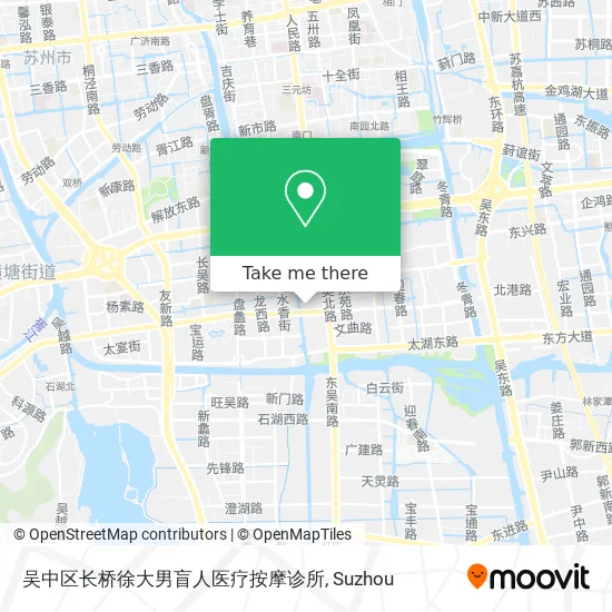 吴中区长桥徐大男盲人医疗按摩诊所 map