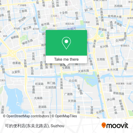 可的便利店(东吴北路店) map