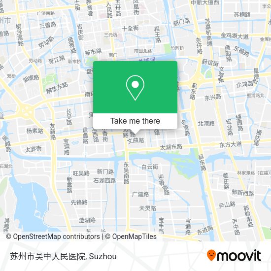 苏州市吴中人民医院 map