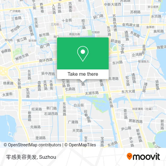零感美容美发 map