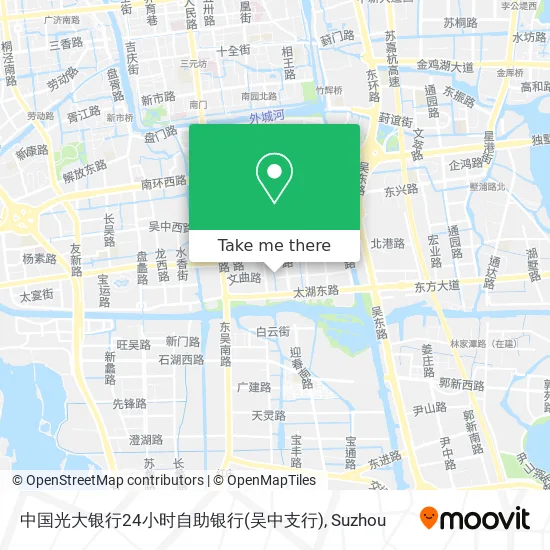 中国光大银行24小时自助银行(吴中支行) map