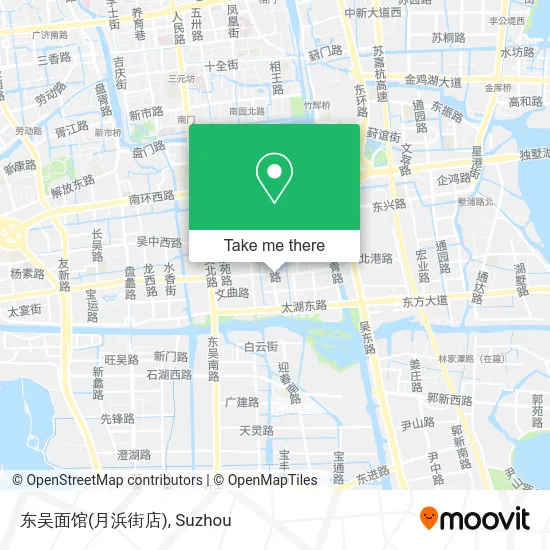 东吴面馆(月浜街店) map