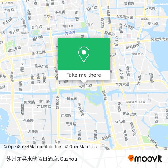苏州东吴水韵假日酒店 map