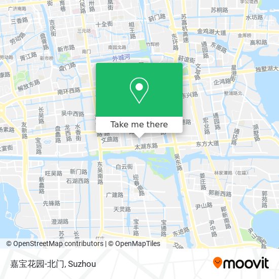 嘉宝花园-北门 map