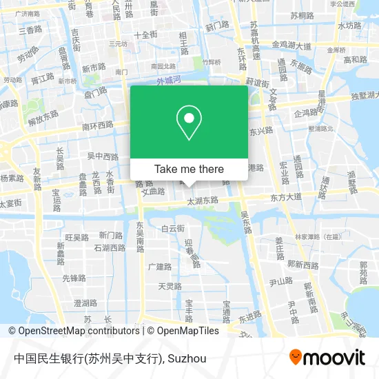 中国民生银行(苏州吴中支行) map