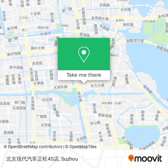 北京现代汽车正旺4S店 map