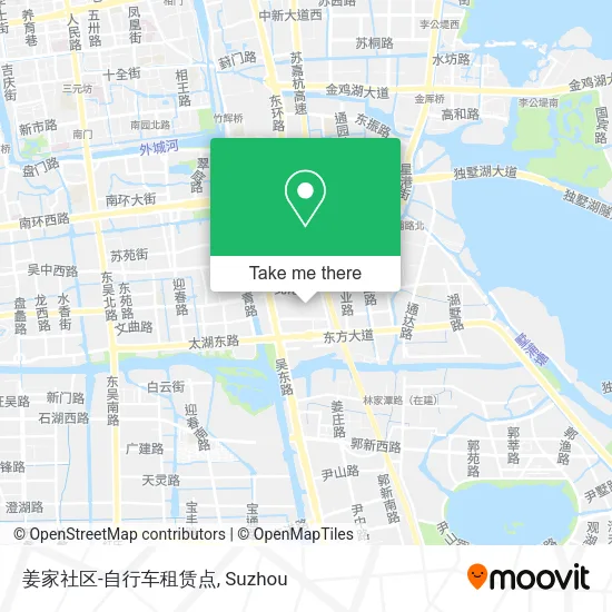 姜家社区-自行车租赁点 map