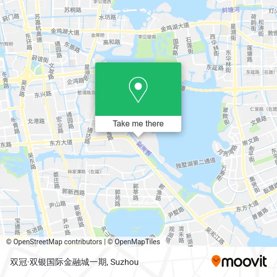 双冠·双银国际金融城一期 map