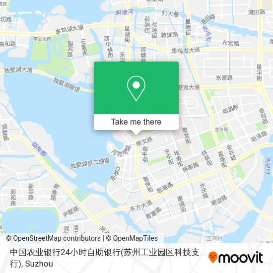 中国农业银行24小时自助银行(苏州工业园区科技支行) map
