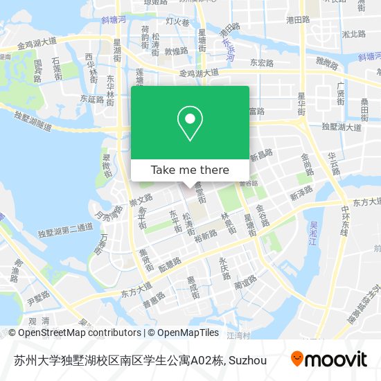 苏州大学独墅湖校区南区学生公寓A02栋 map