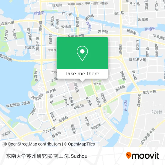 东南大学苏州研究院-南工院 map