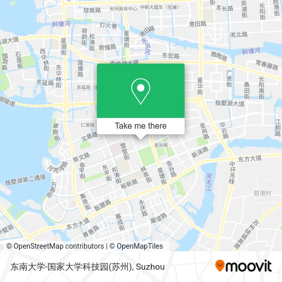 东南大学-国家大学科技园(苏州) map