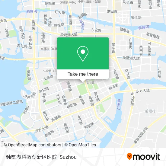 独墅湖科教创新区医院 map