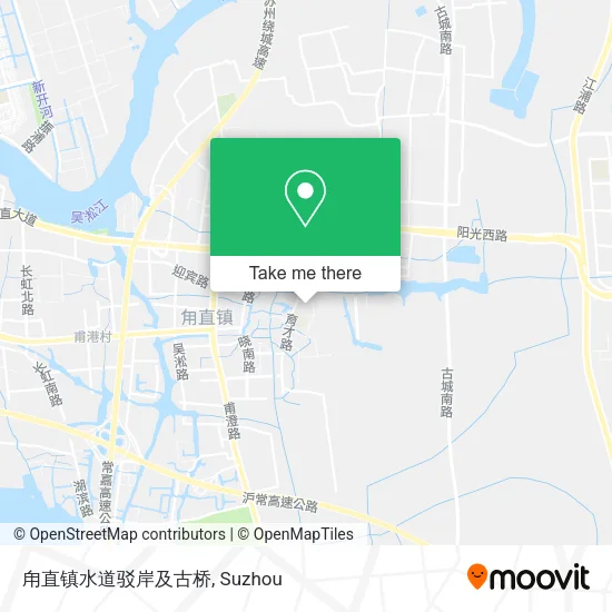 甪直镇水道驳岸及古桥 map