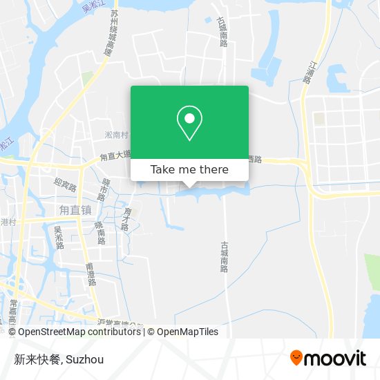 新来快餐 map