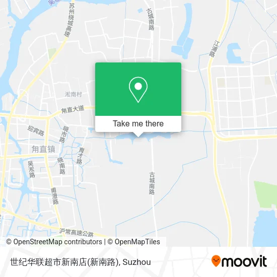 世纪华联超市新南店(新南路) map